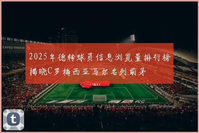 2025年德转球员信息浏览量排行榜揭晓C罗梅西亚马尔名列前茅